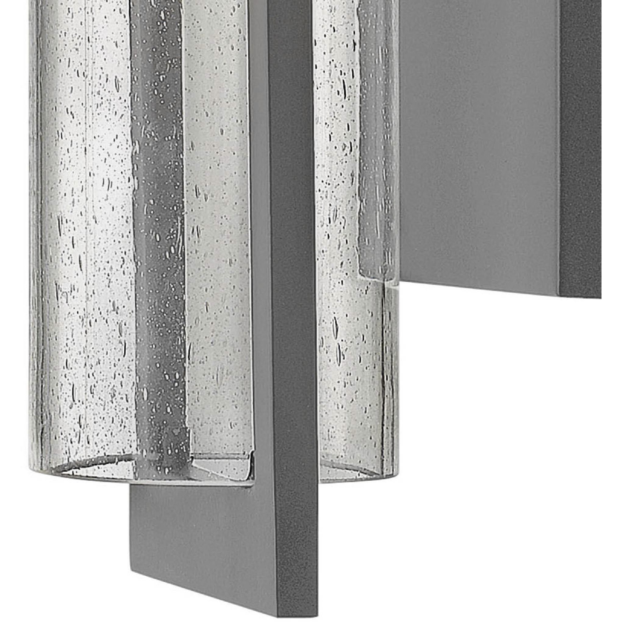 Shelter LED 16 inch Hematite Outdoor Wall Mount Lantern, Medium