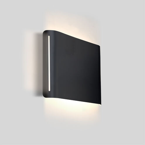 Ponta LED 13 inch Black ADA Sconce Wall Light