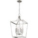 Kennedy 6 Light 16 inch Satin Nickel Chandelier Ceiling Light