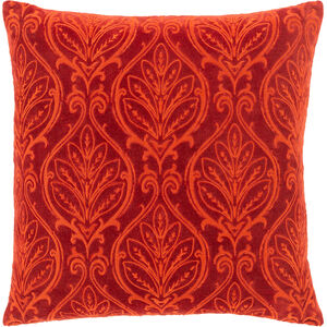 Toulouse 20 X 20 inch Burnt Orange/Dark Brown Pillow Cover