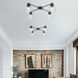 Remy 4 Light 35.88 inch Matte Black Flush Mount Ceiling Light