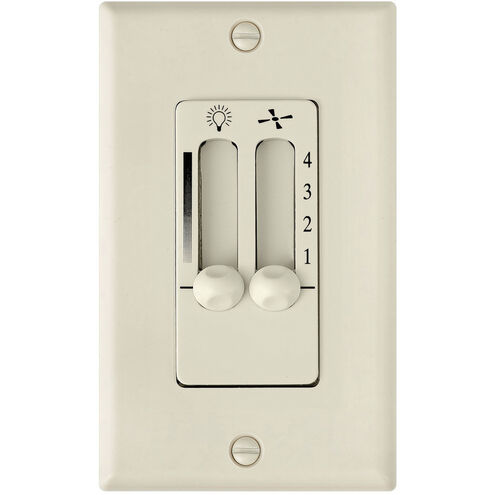 4 Speed Almond Fan Wall Control, Dual Slide