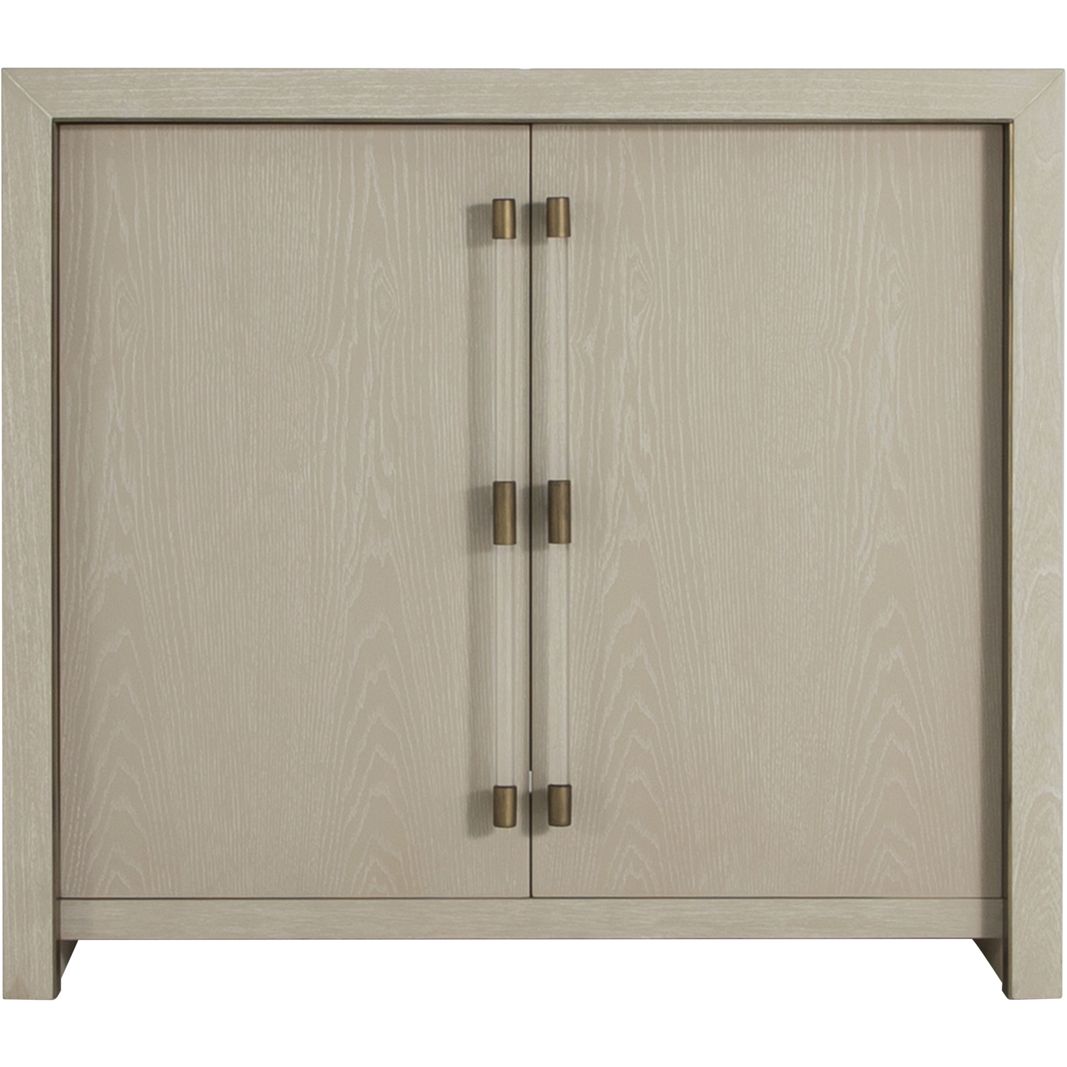 Winford Cerused White / Stained Gold Cabinet