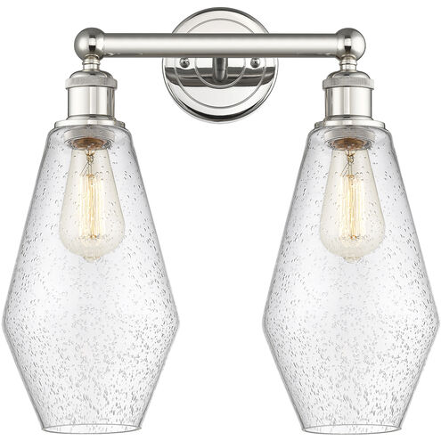 Cindyrella 2 Light 16 inch Polished Nickel Bath Vanity Light Wall Light in Seedy