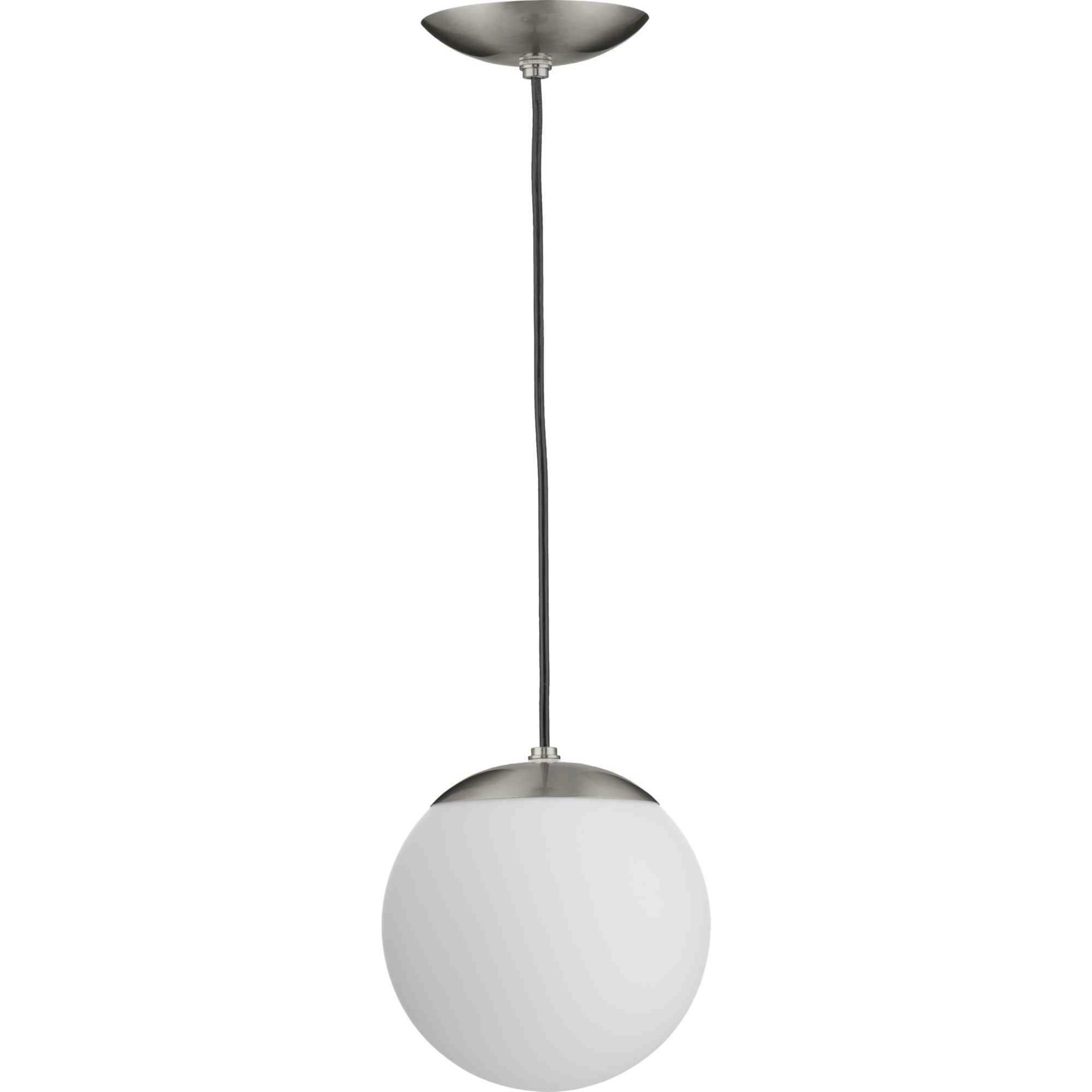 Atwell 1 Light 8 inch Brushed Nickel Pendant Ceiling Light, Small