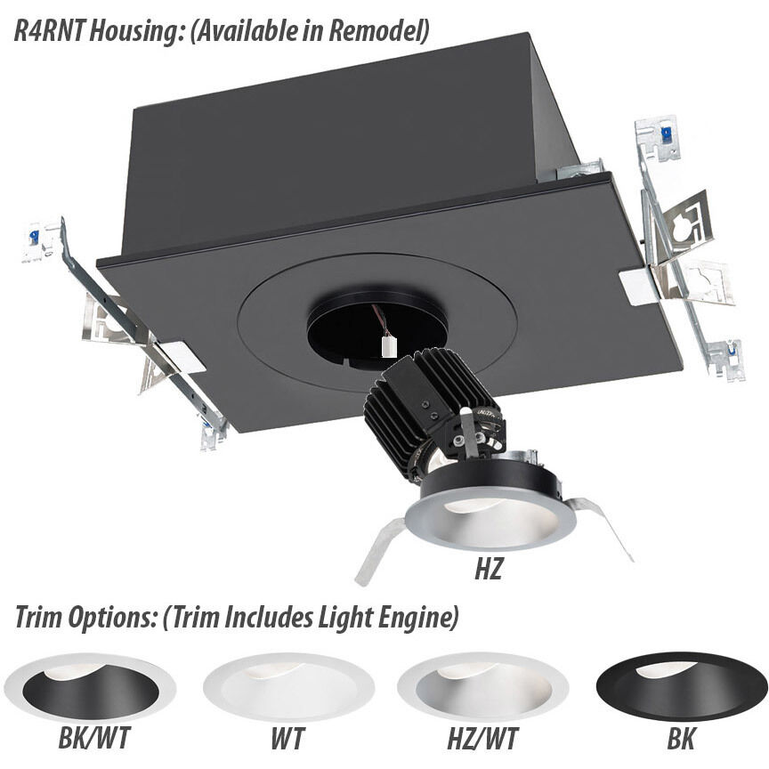 Volta LED White Recessed Lighting in Narrow, 90, 2700K
