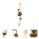 Crest Wall Sconce Wall Light in Winter Brass