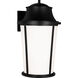 Portola 1 Light 24.13 inch Textured Black Outdoor Wall Lantern, Extra Large