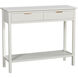 Colleen 35.5 X 12.5 inch White and Gold Console Table