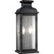 Sean Lavin Pediment 2 Light 18.13 inch Dark Weathered Zinc Outdoor Wall Lantern