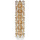 AERIN Liscia 3 Light 6 inch Gild Sconce Wall Light