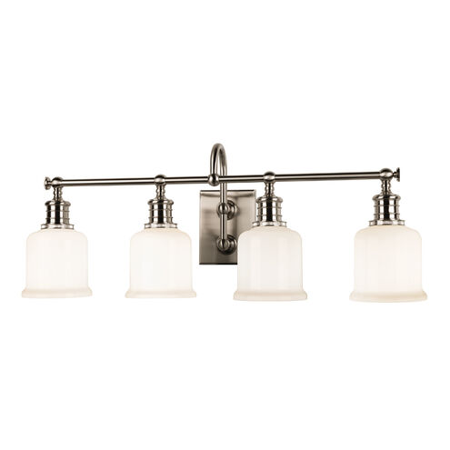 Keswick 4 Light 29 inch Satin Nickel Bath and Vanity Wall Light