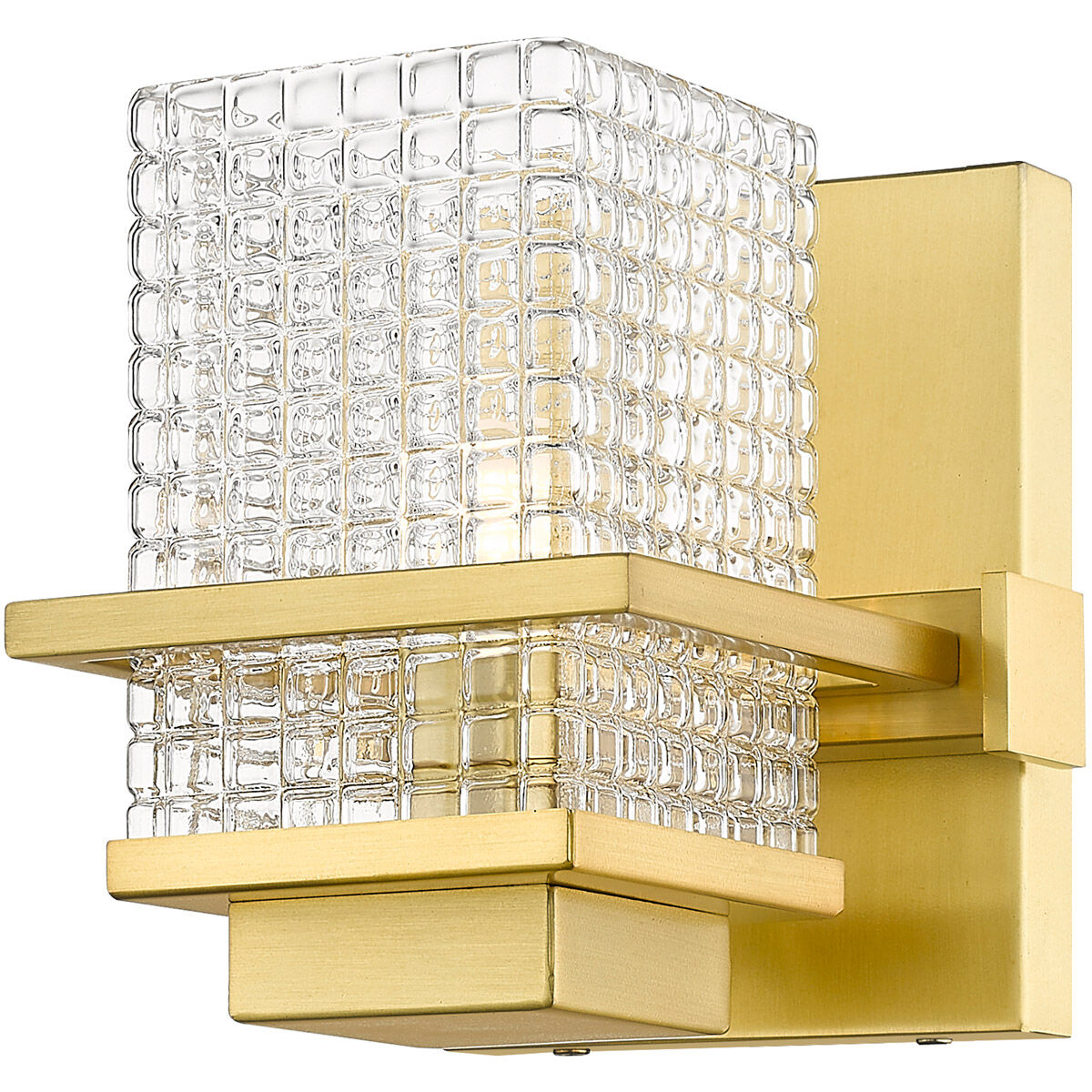 Wellfleet 1 Light 5.25 inch Satin Gold Bath Vanity Light Wall Light in Incandescent