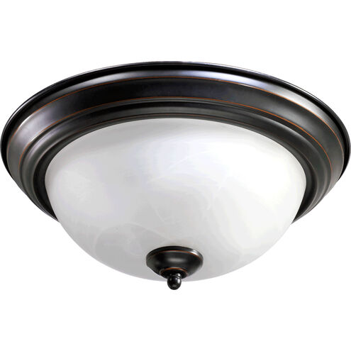 Fort Worth 2 Light 14 inch Old World Flush Mount Ceiling Light