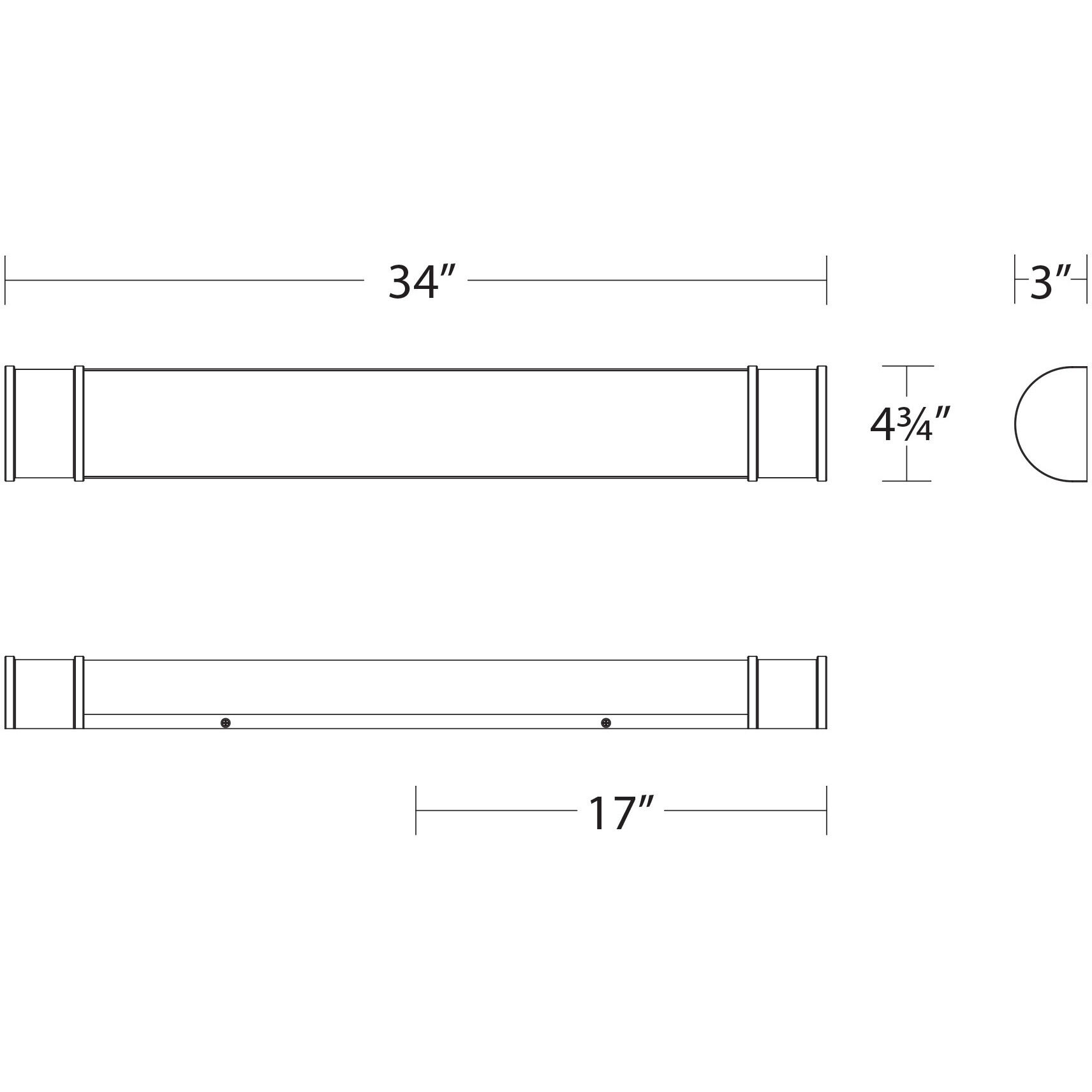 Mercer LED 34 inch Aged Brass Bath Vanity & Wall Light, dweLED