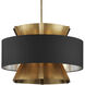 Oxenwood 6 Light 24 inch Brass Chandelier Ceiling Light