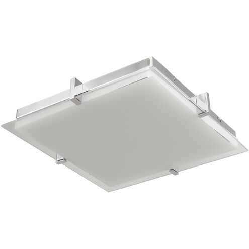Matrix LED 12.2 inch Chrome Flush Mount Ceiling Light
