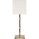 Ray Booth Alda 23.25 inch 15.00 watt Antique-Burnished Brass and Walnut Adjustable Table Lamp Portable Light