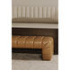 Verity Brown Bench in Tan