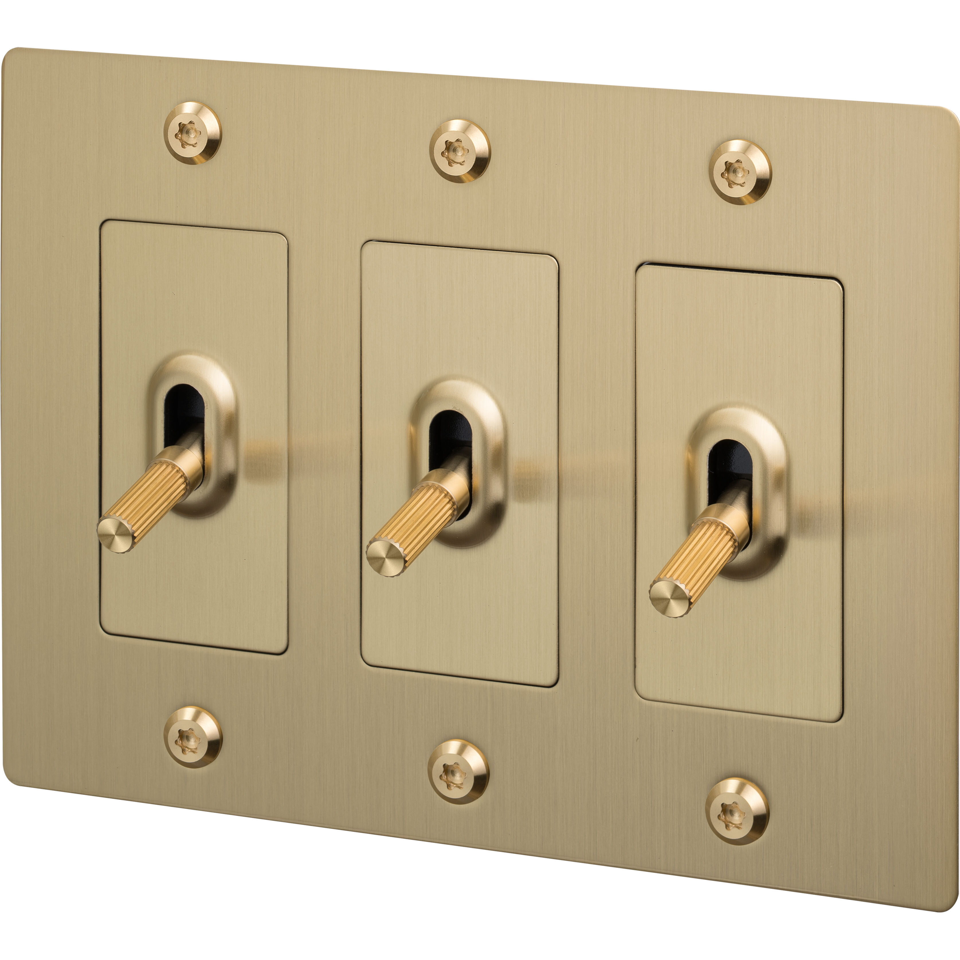 3G Toggle 120-277 Brass Light Switch