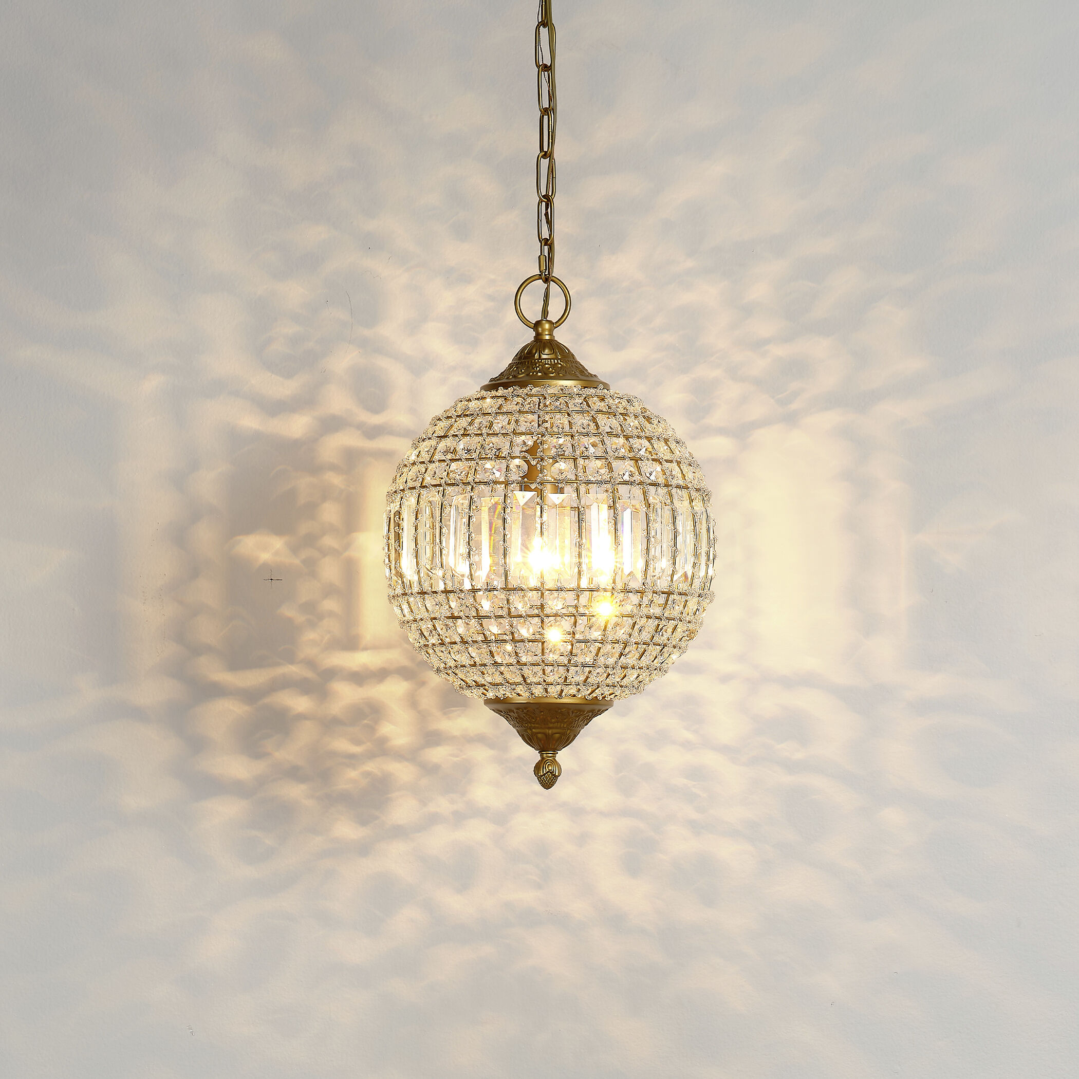 Gold orb ceiling light on sale