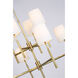 Barbara Barry Clarion LED 37.25 inch Soft Brass Two Tier Chandelier Ceiling Light, Large