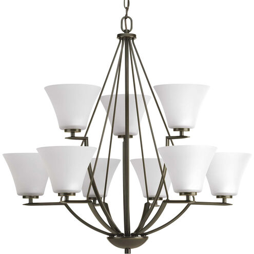 Bravo 9 Light 32 inch Antique Bronze Chandelier Ceiling Light