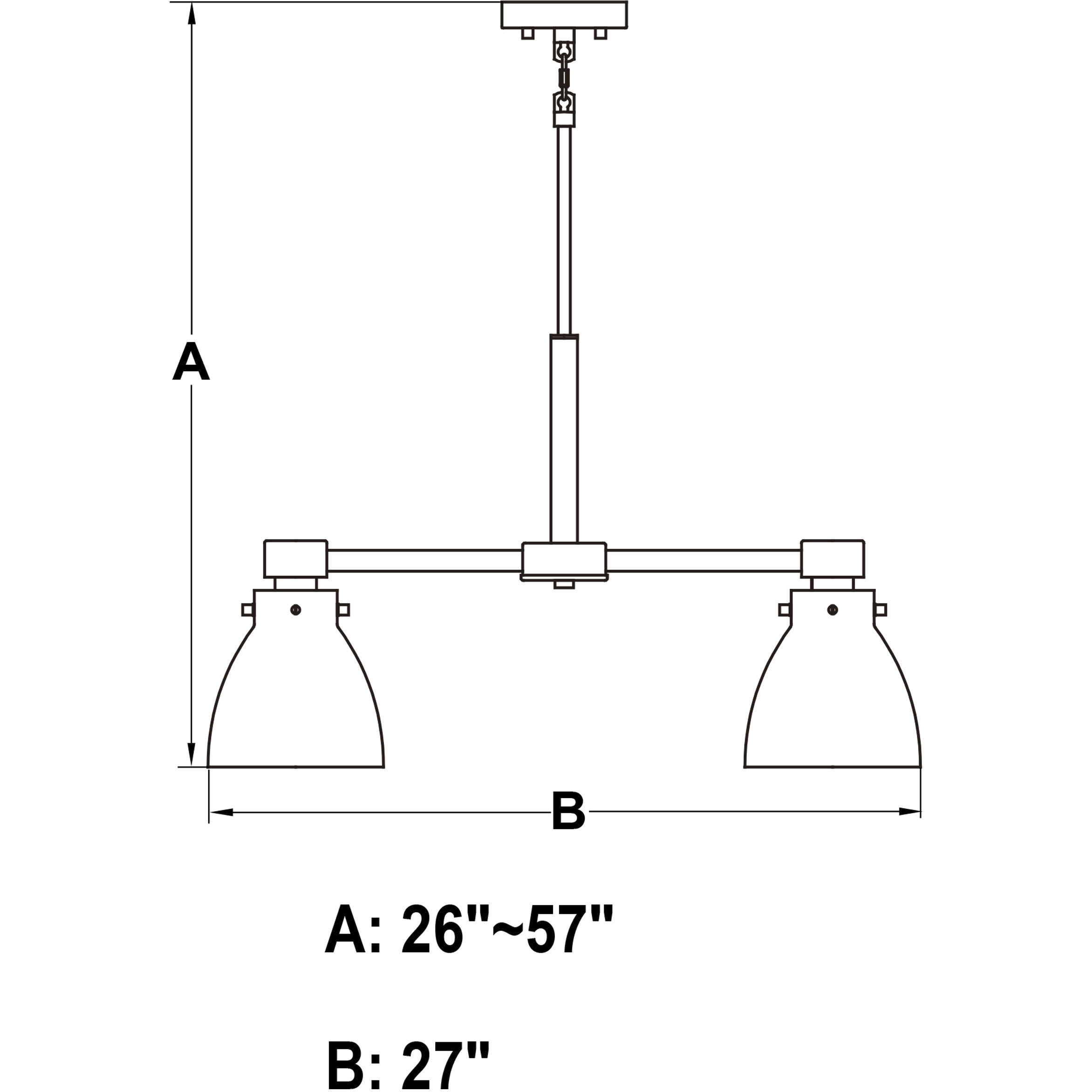 Elgin 5 Light 27 inch Black and Gold Chandelier Ceiling Light