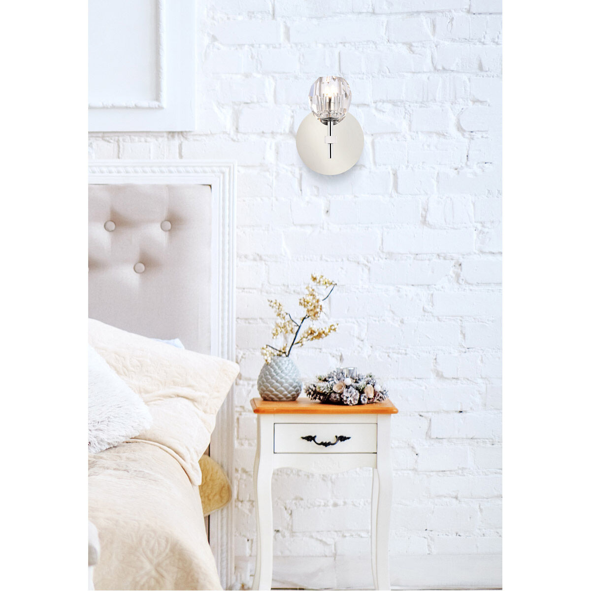 Eren 1 Light 6 inch Chrome Wall Sconce Wall Light