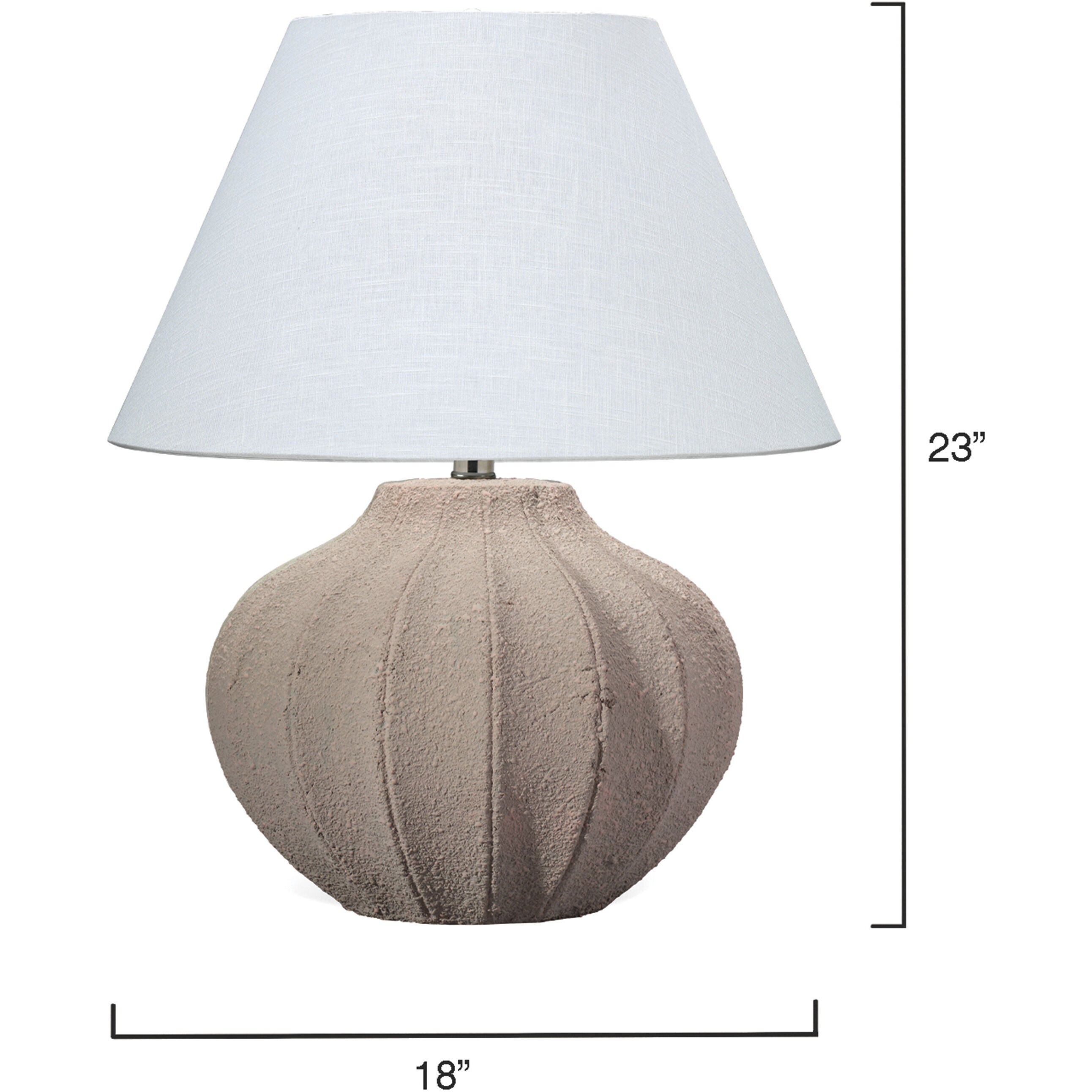 Clamshell 23 inch 100 watt Sand Table Lamp Portable Light