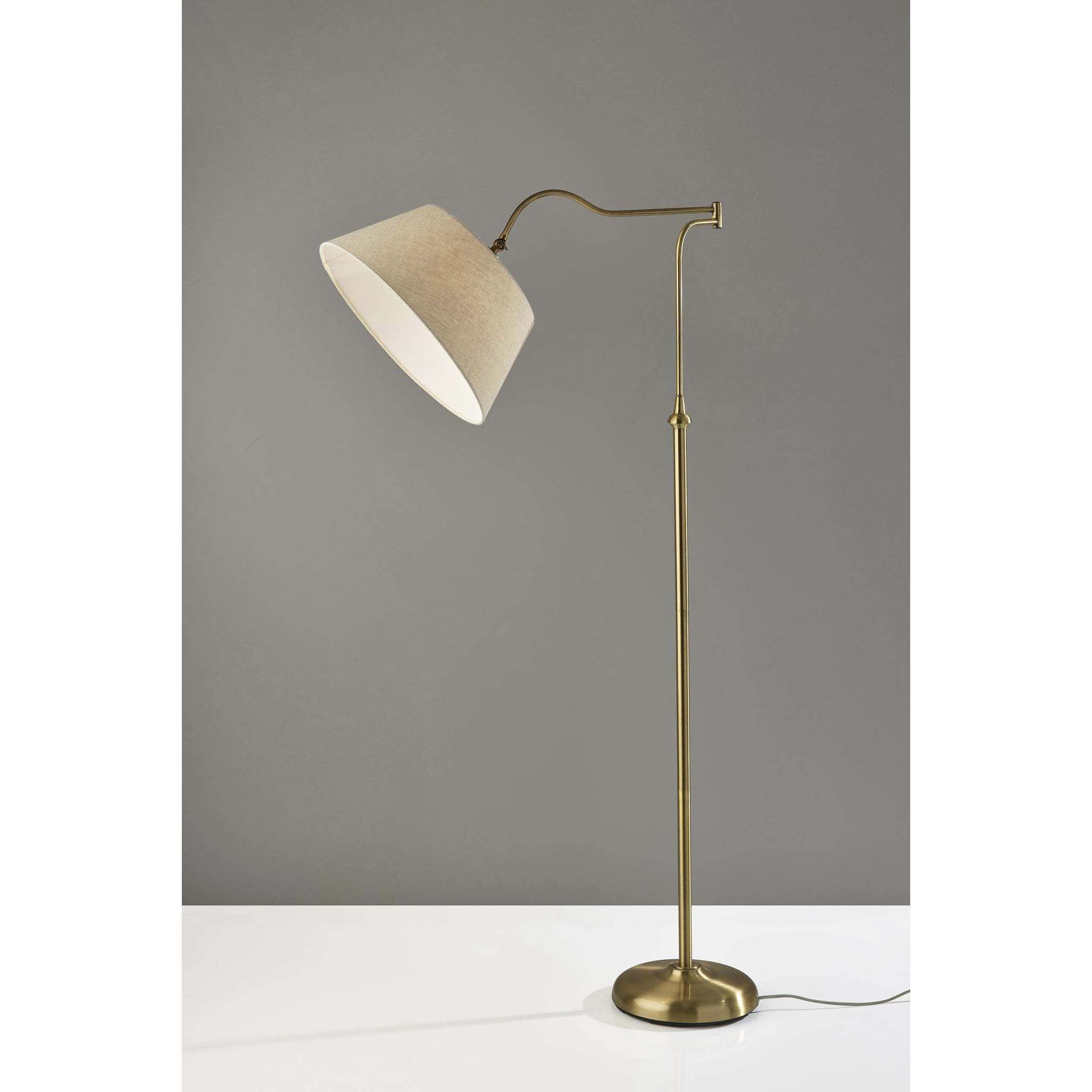 Rodeo 60.25 inch 150.00 watt Antique Brass Floor Lamp Portable Light