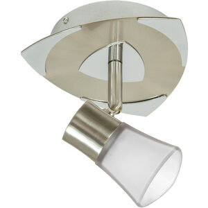 Mul-T-Lite 1 Light 6.75 inch Satin Chrome Flush Mount Ceiling Light