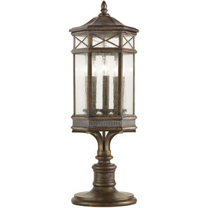 Holland Park 3 Light 32 inch Bronze Outdoor Adjustable Pier/Post Mount