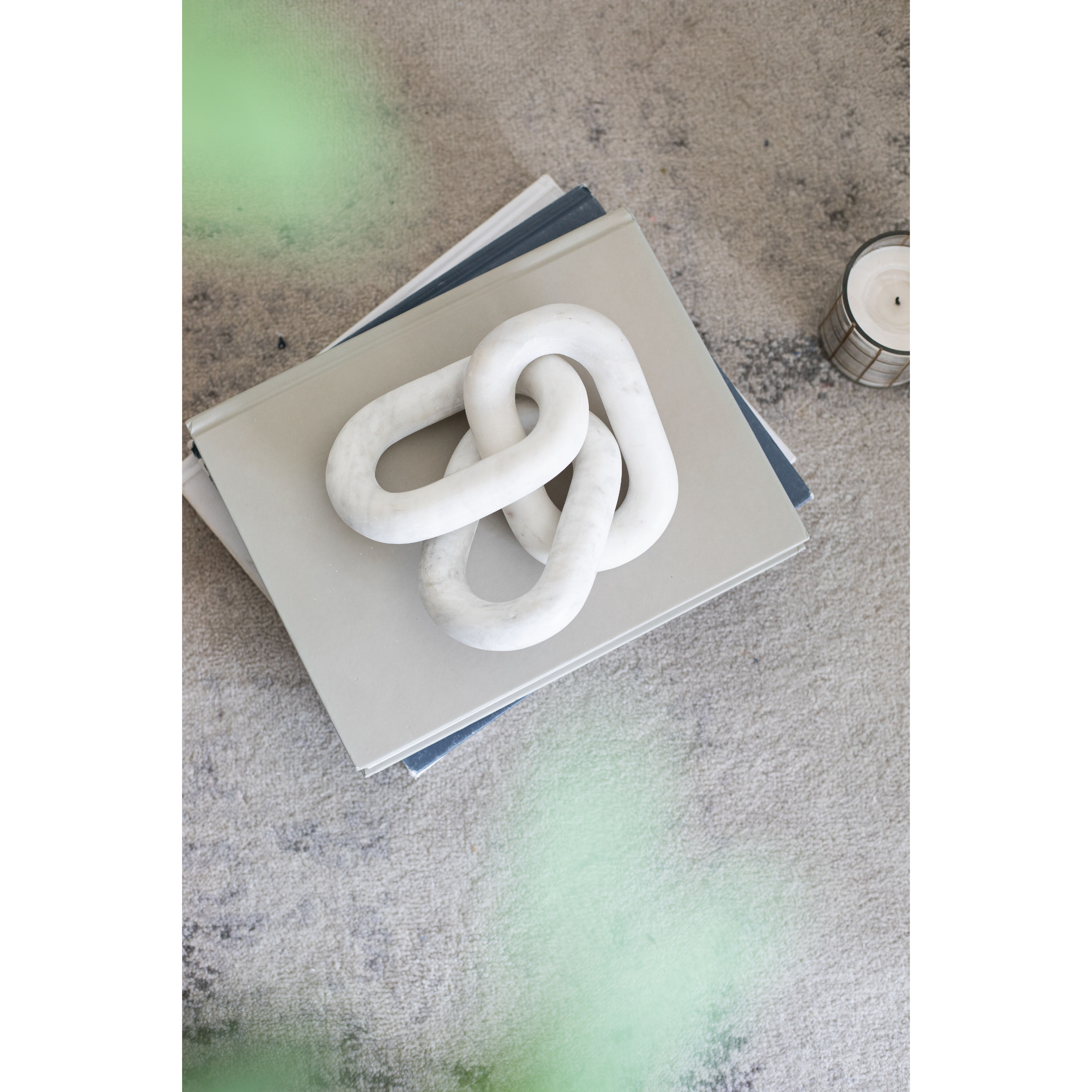 Anita White Marble Chain