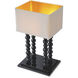 Bentley 29.53 inch 40 watt Piano Black Table Lamp Portable Light