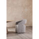 Barrow Grey Storm Dining Chair, Rolling