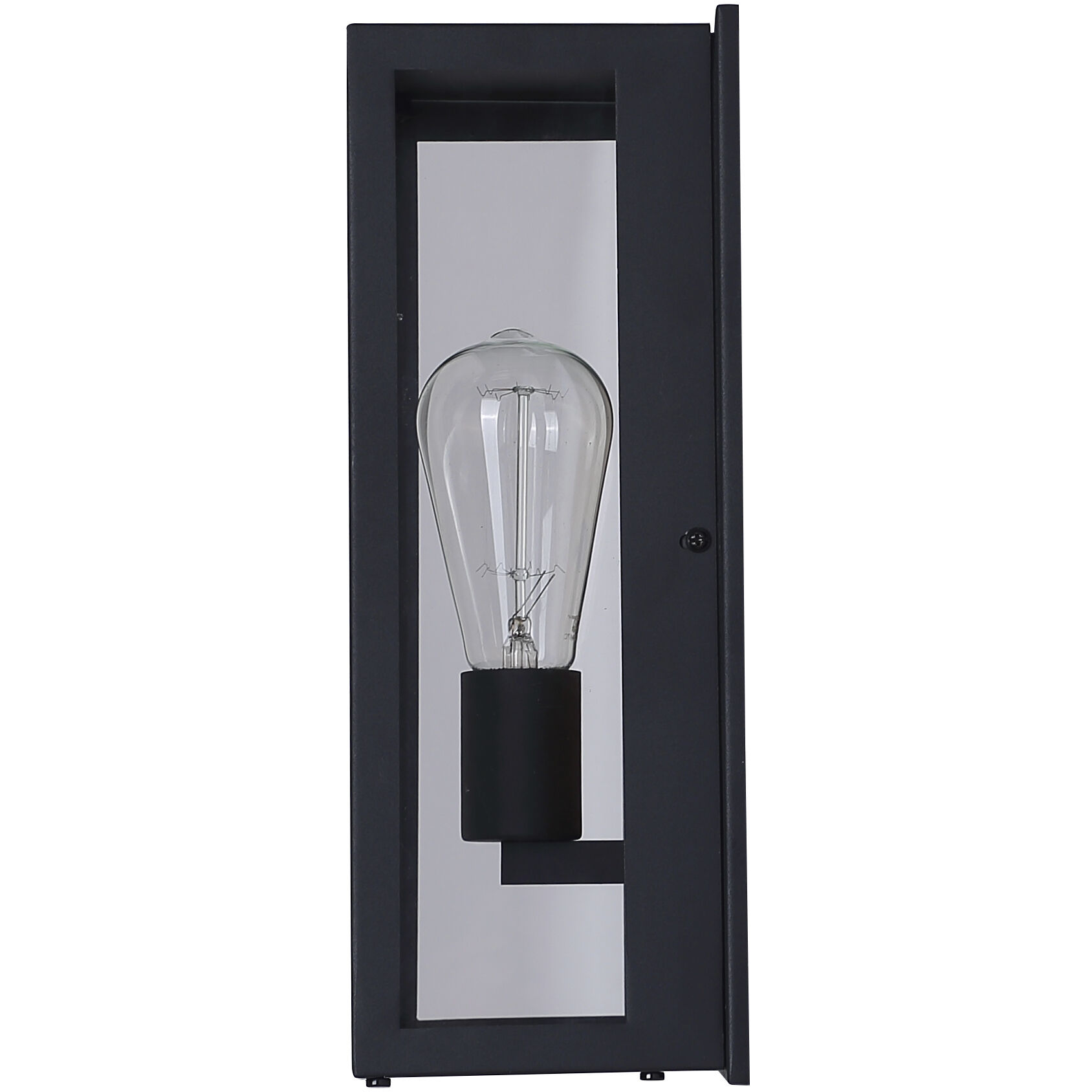 Miller 1 Light 5.5 inch Black/Gold Outdoor Lantern