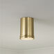 Griffin LED 5.5 inch Aged Brass Flush Mount Ceiling Light
