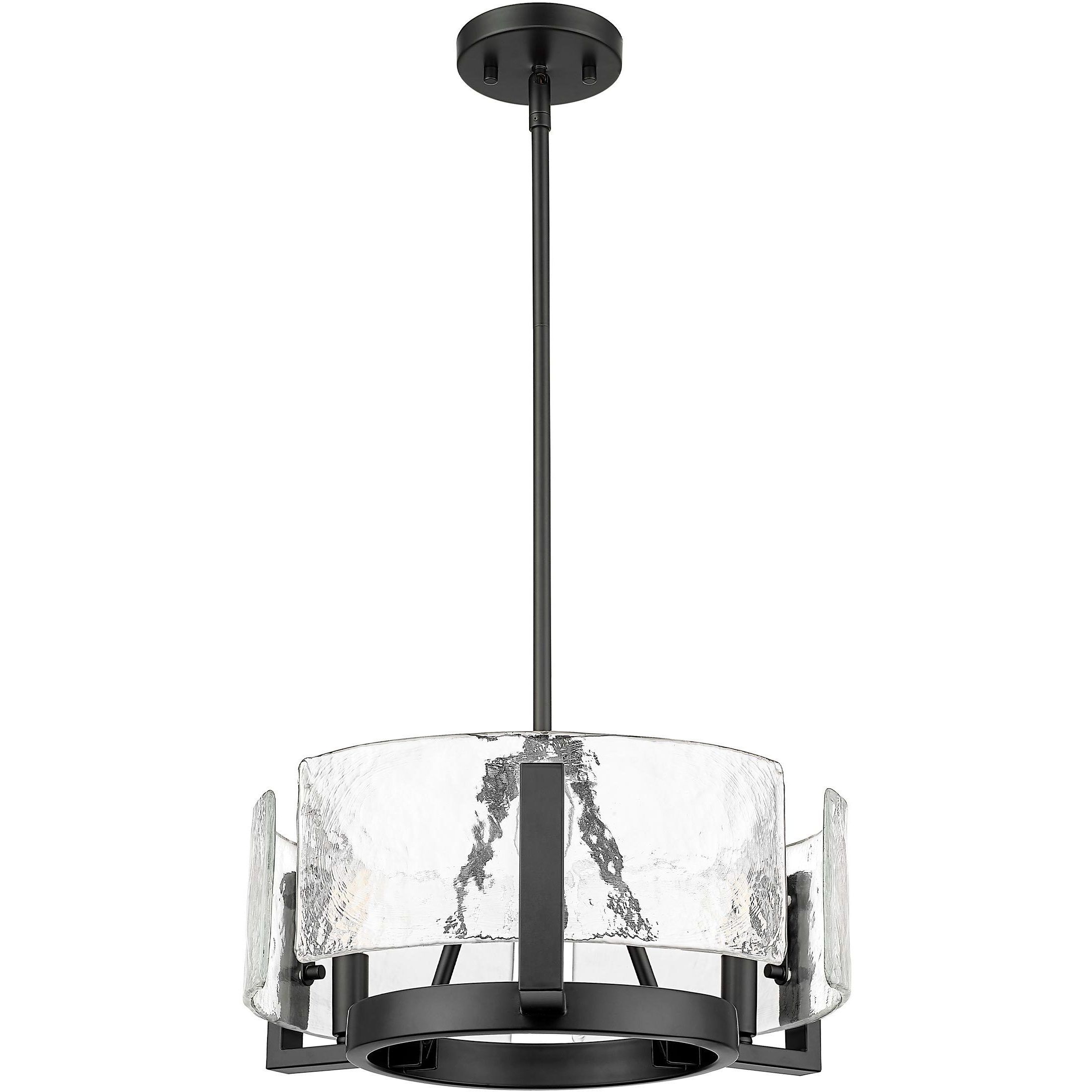 Aenon 16.5 inch 60.00 watt Matte Black Chandelier Ceiling Light