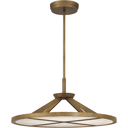 Stiles LED 28 inch Ashen Gold Pendant Ceiling Light
