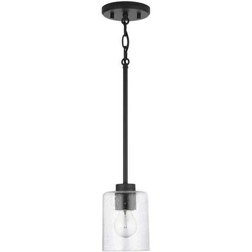 Greyson 1 Light 5 inch Matte Black Pendant Ceiling Light