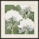 Starlight White and Green and Blue and Black Framed Art