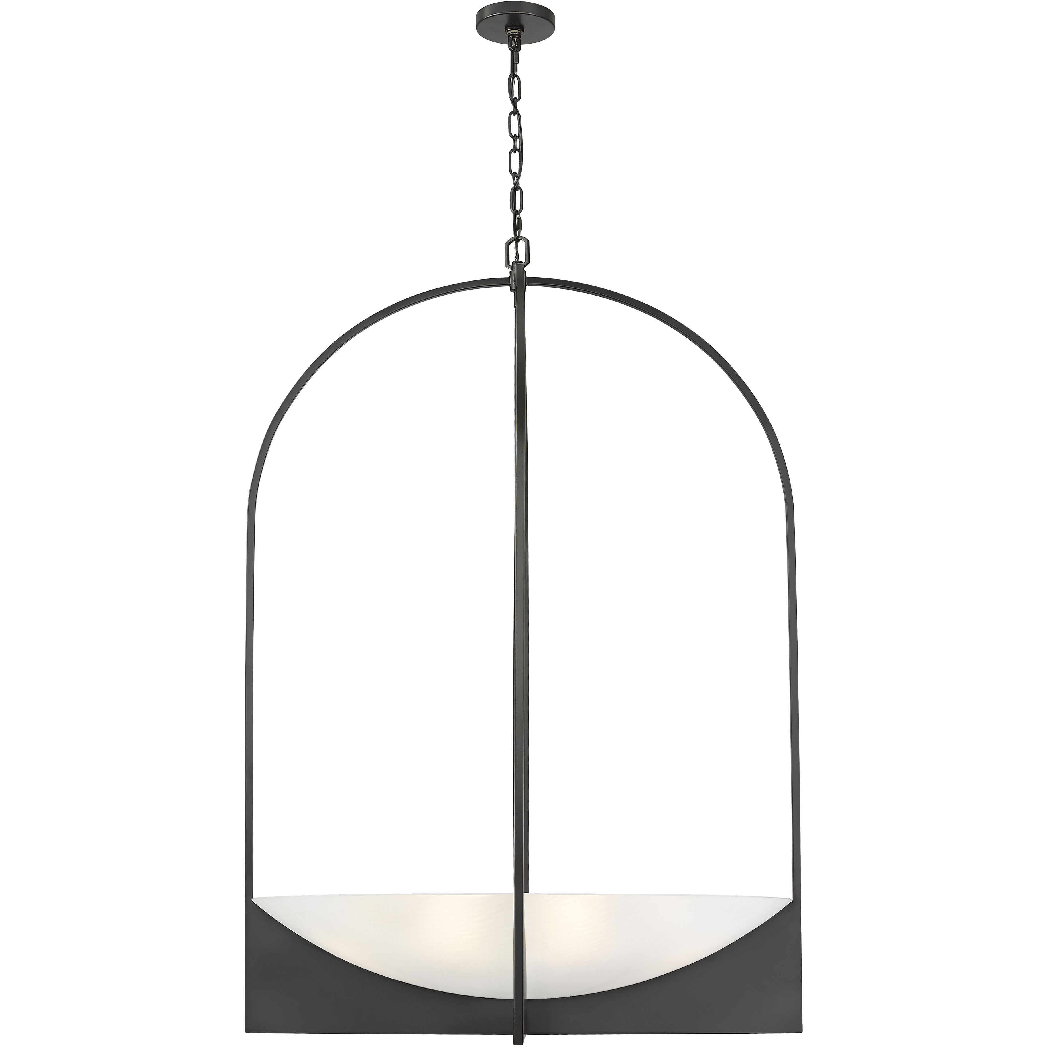 Devon 8 Light 32 inch Matte Black Chandelier Ceiling Light