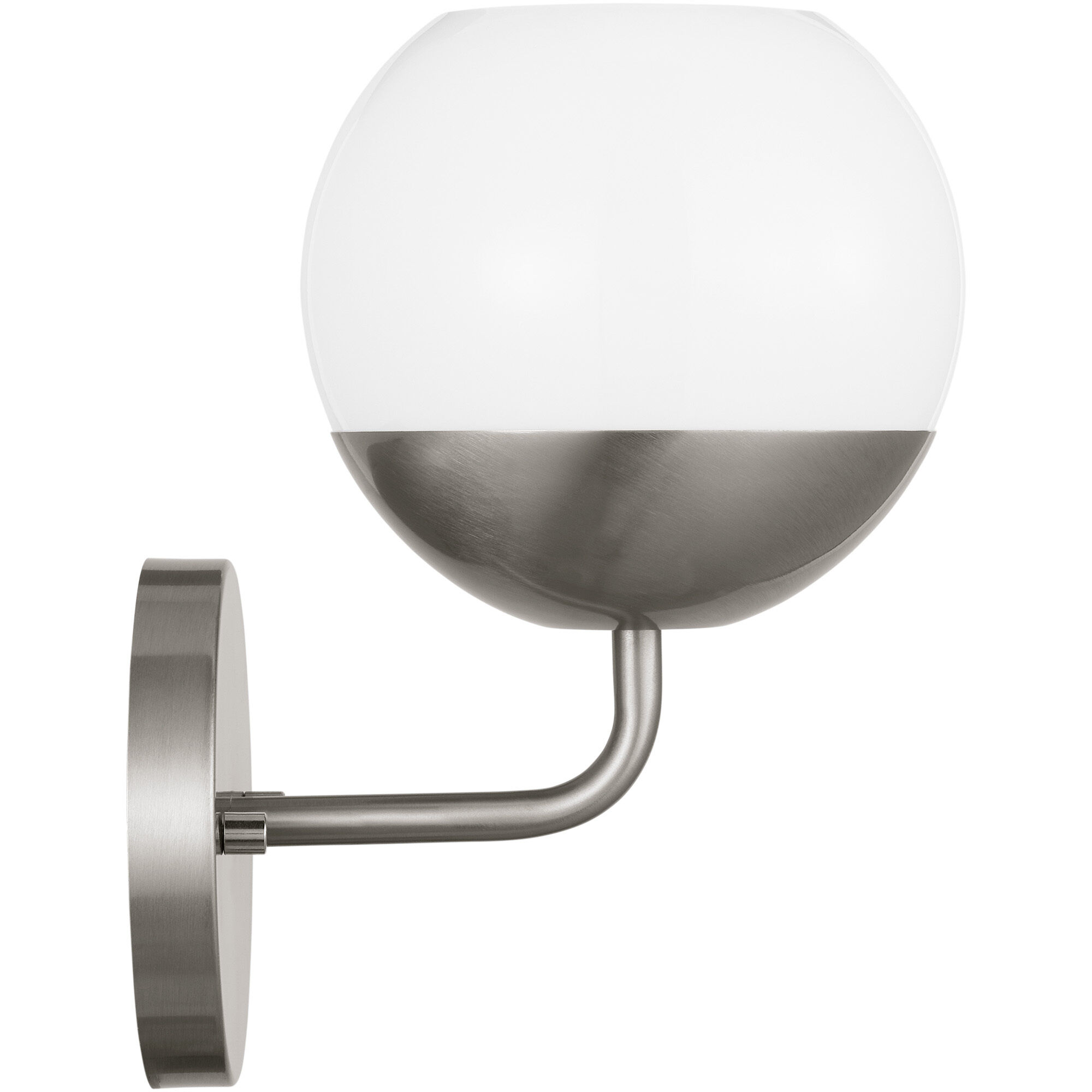 Alvin 1 Light 6.25 inch Brushed Nickel Bath Vanity Wall Light