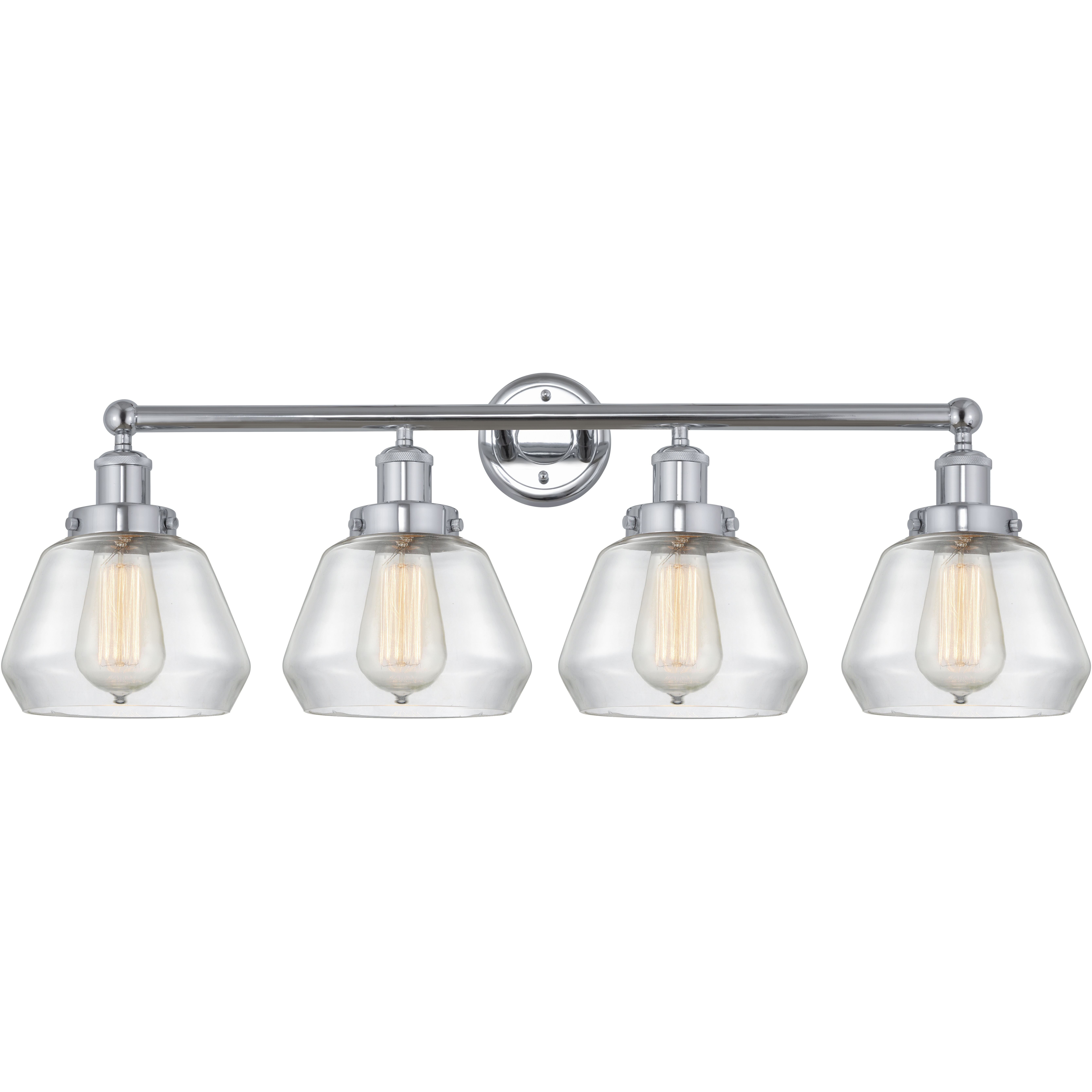 Fulton 4 Light 33.5 inch Polished Chrome Bath Vanity Light Wall Light