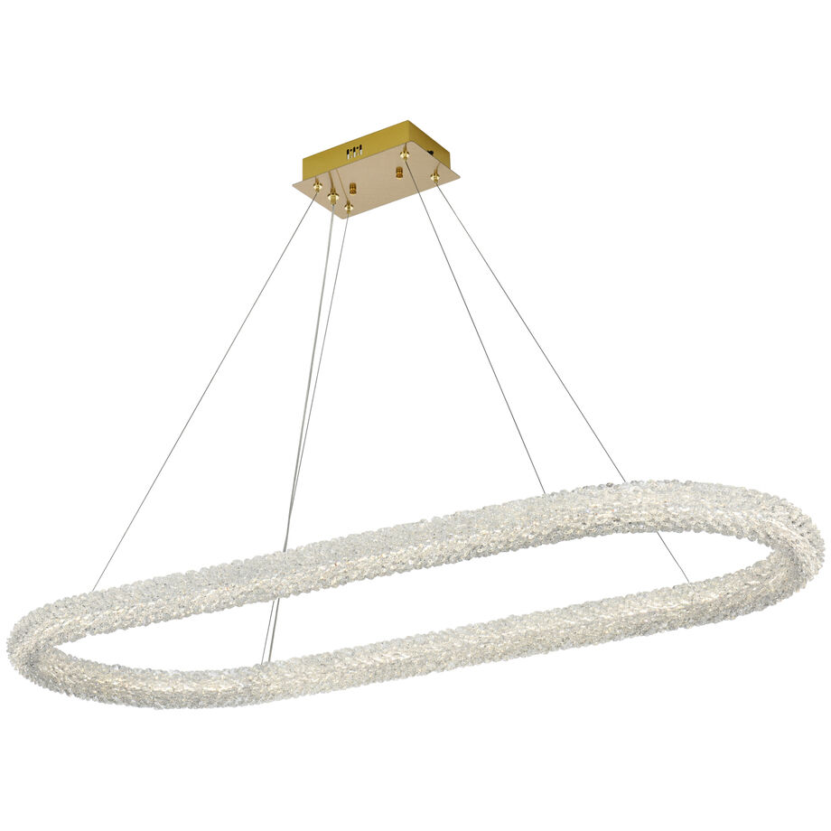 Bowen 1 Light 20 inch Satin Gold Chandelier Ceiling Light