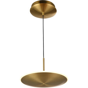 NL Series LED 12 inch Gold Pendant Ceiling Light