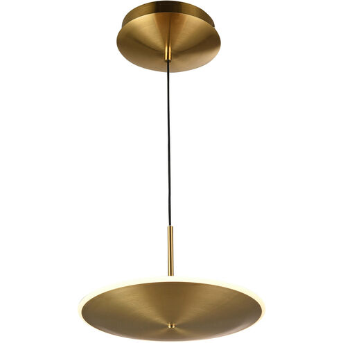 NL Series LED 12 inch Gold Pendant Ceiling Light