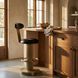 Sedes 39 inch Antique Brass Counter Stool