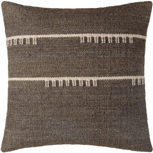 Harry 20 X 20 inch Charcoal / Oatmeal Accent Pillow